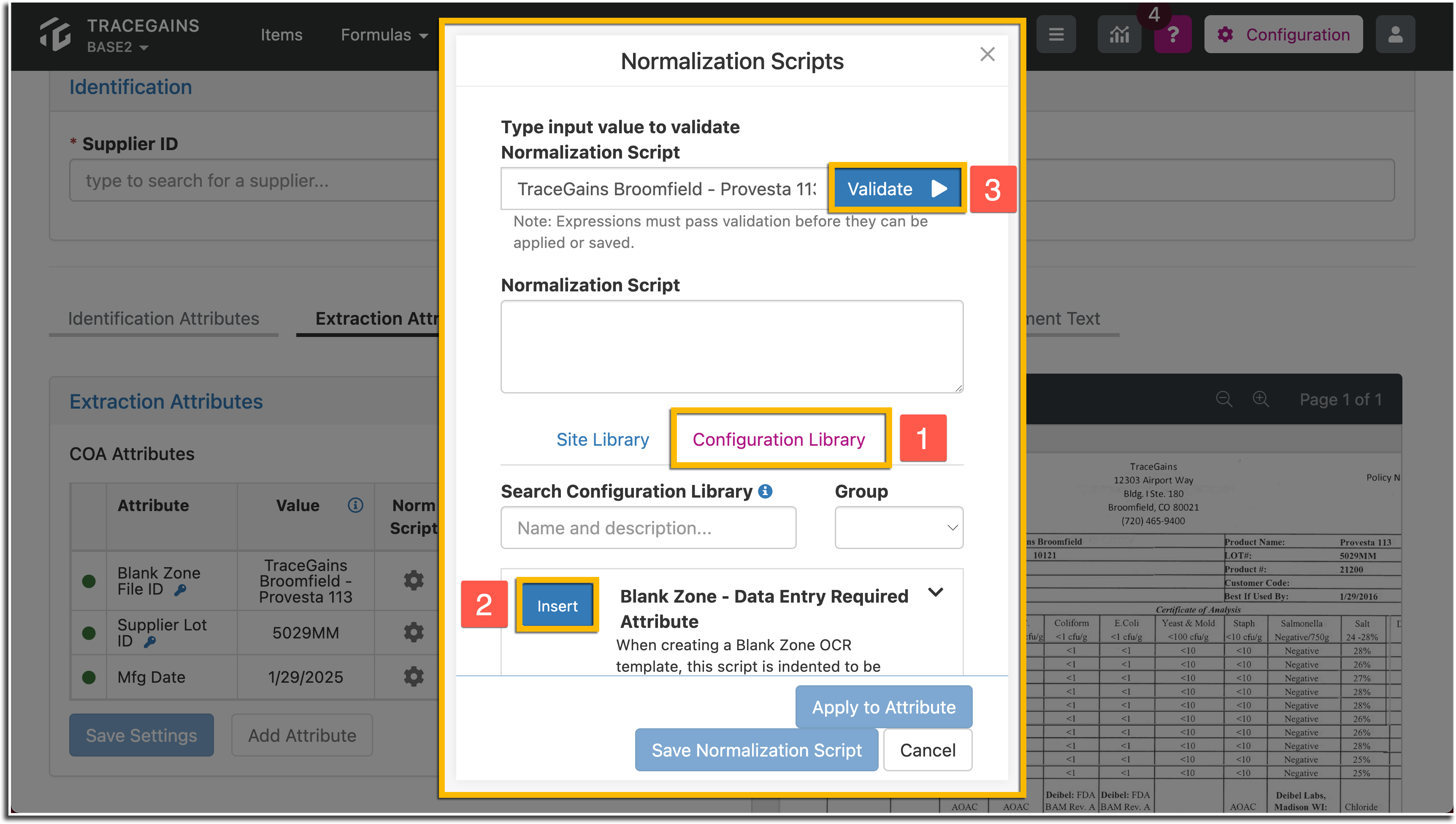 Normalization Scripts – Enterprise Help Center