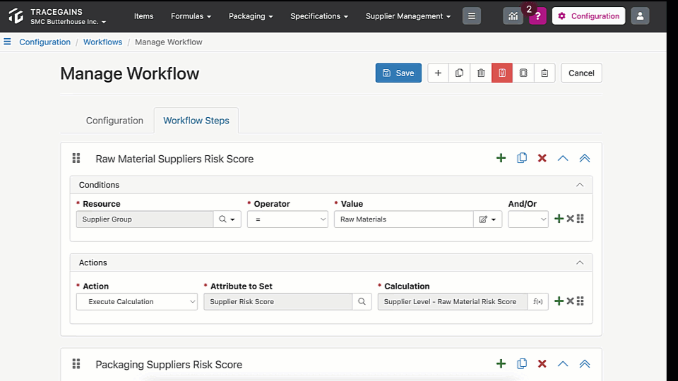 Configure Workflows for Risk Scoring and Level Setting – Enterprise ...